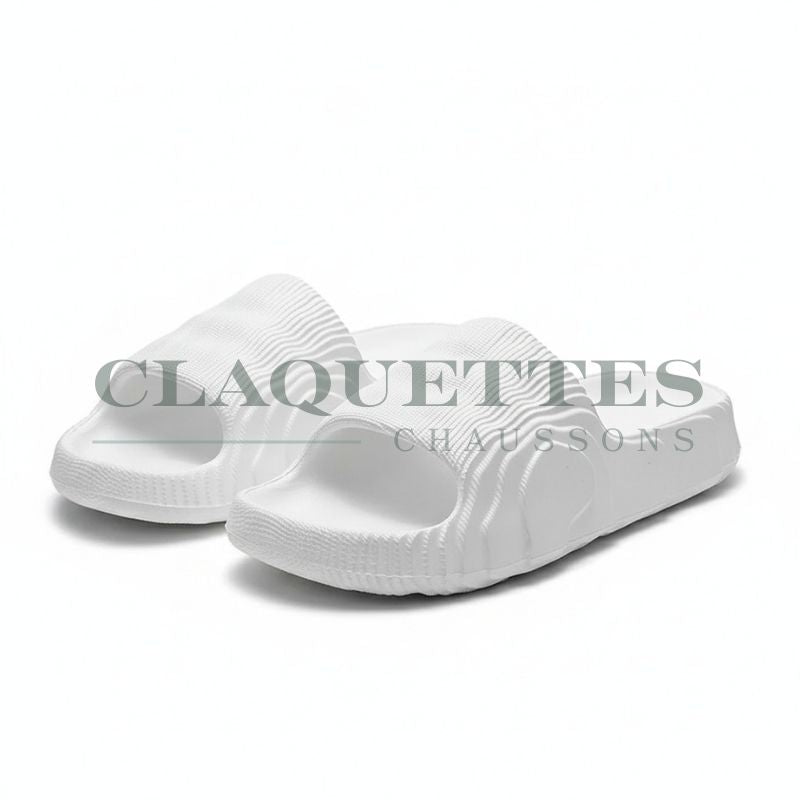 Claquettes homme luxe | Blanc