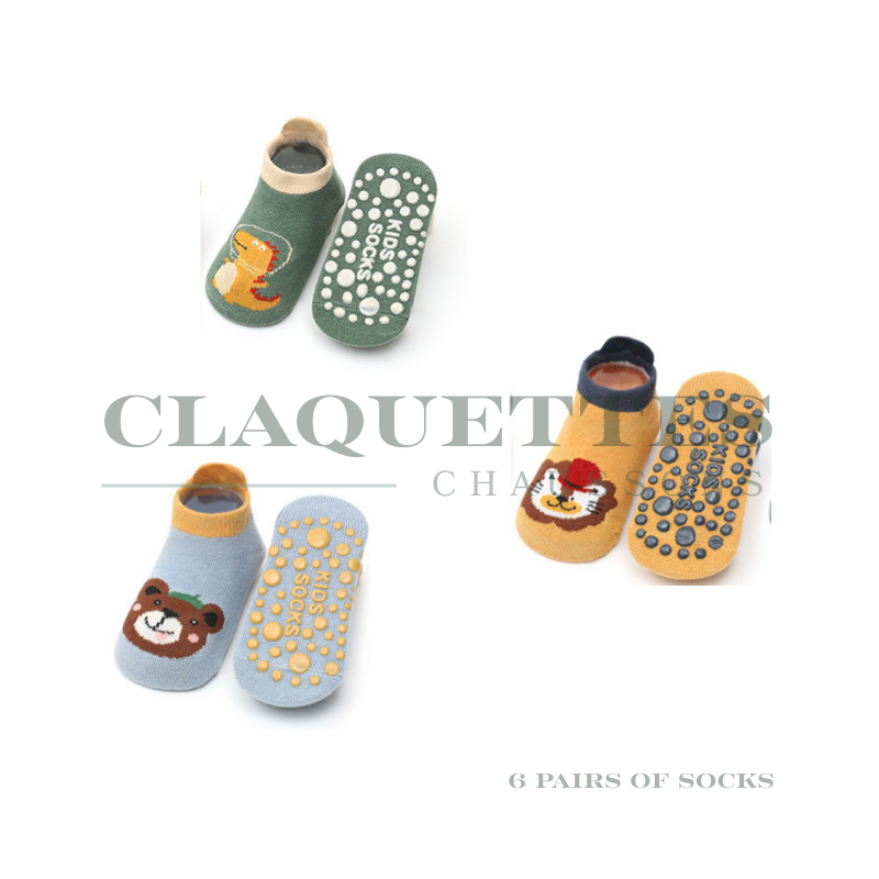 Chaussettes bébés | 6 paires Dino