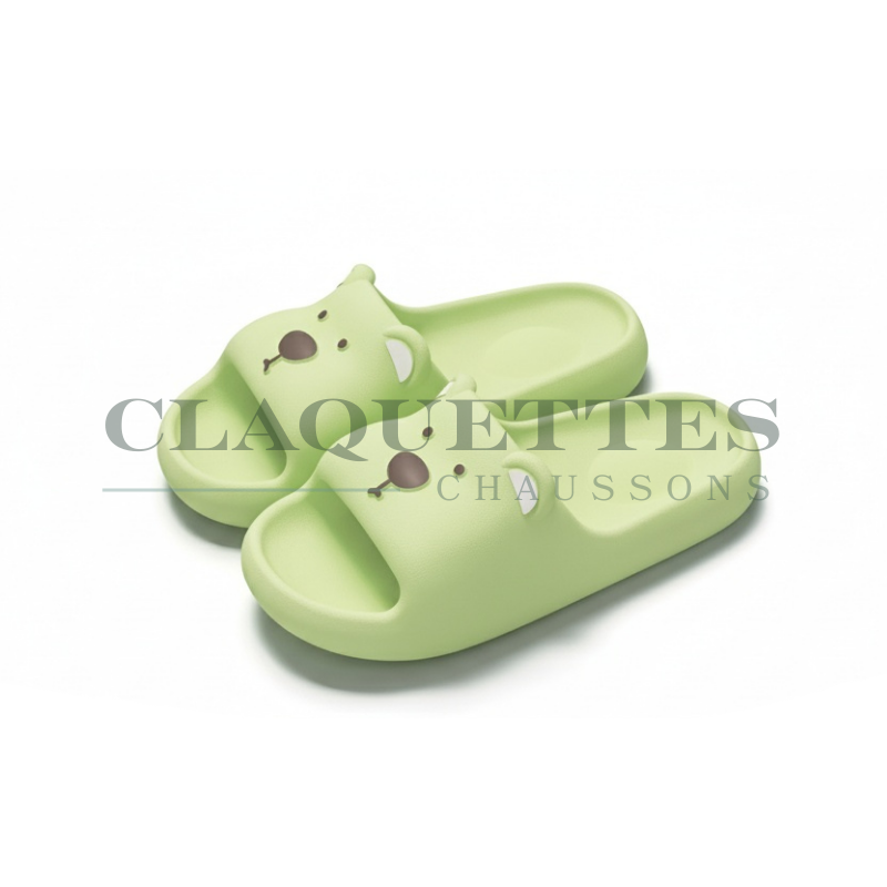 Claquette animaux | Ours | Vert