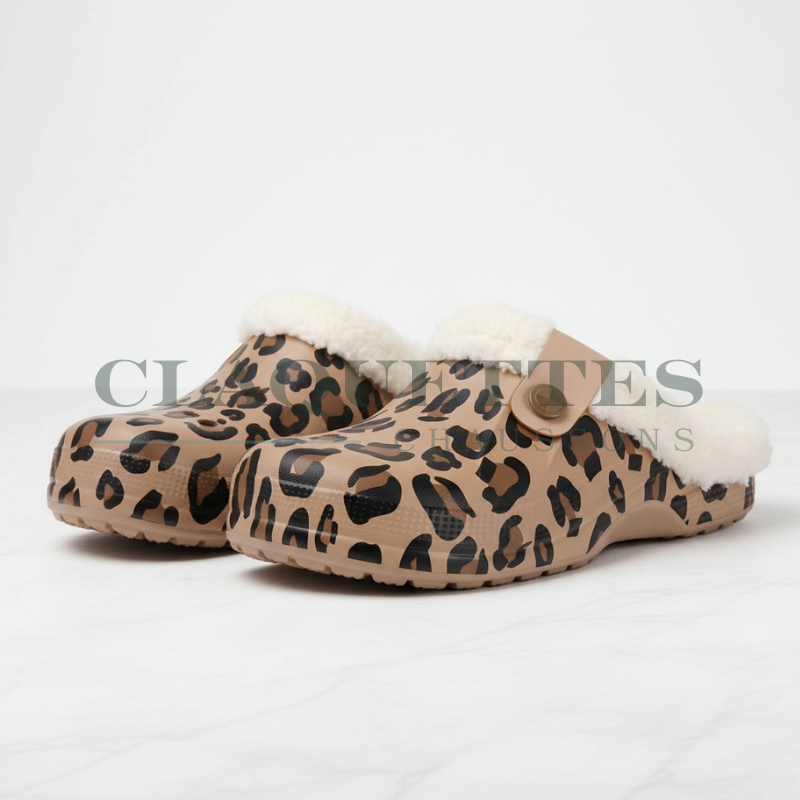 Sabot Femme | Fourré | Léopard