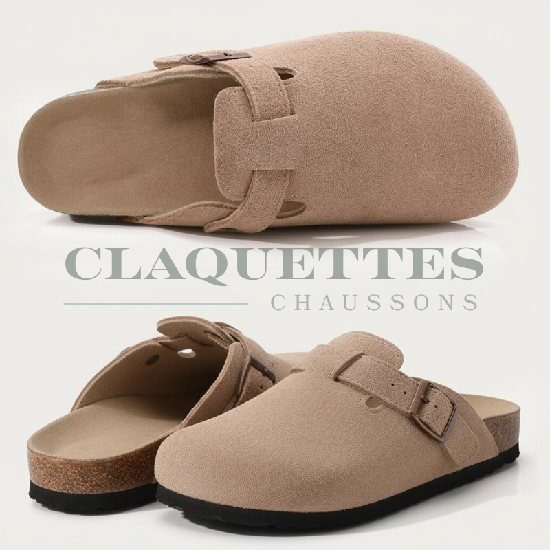 Sabot Femme & Homme | Cuir | Beige