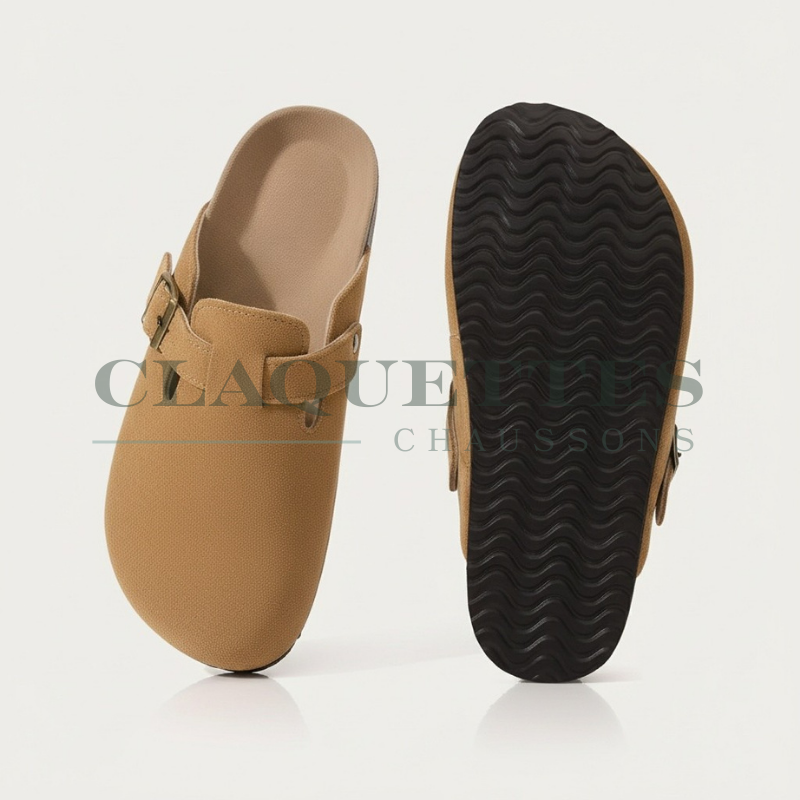 Sabot Femme & Homme | Cuir | Camel