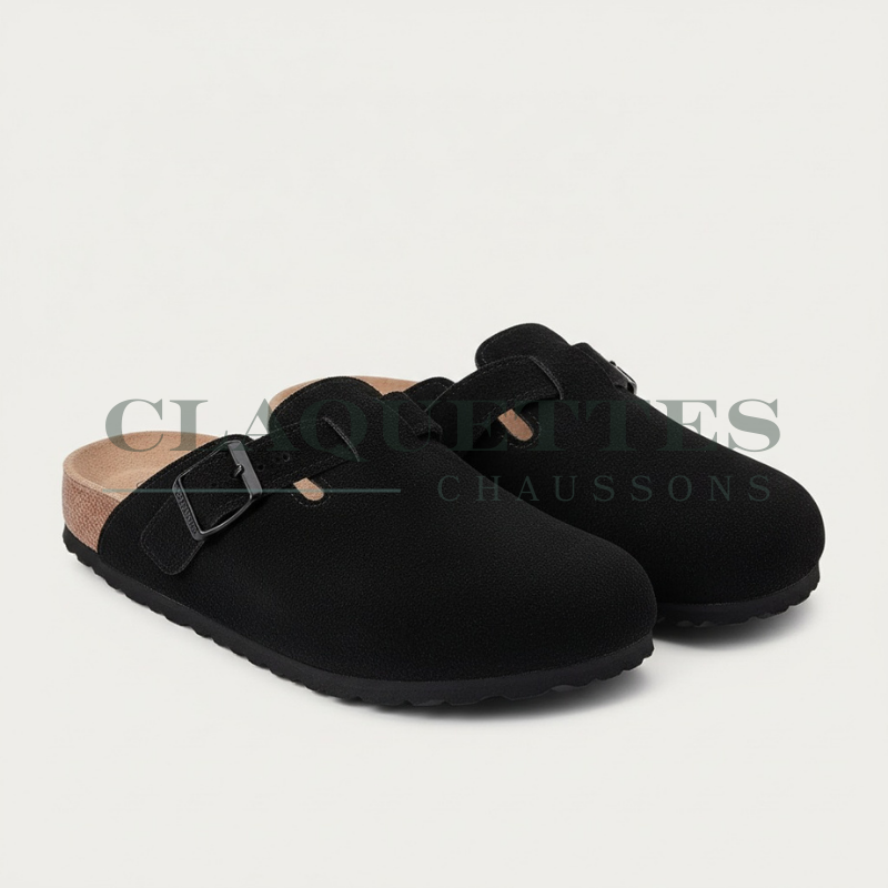 Sabot Femme & Homme | Cuir | Noir