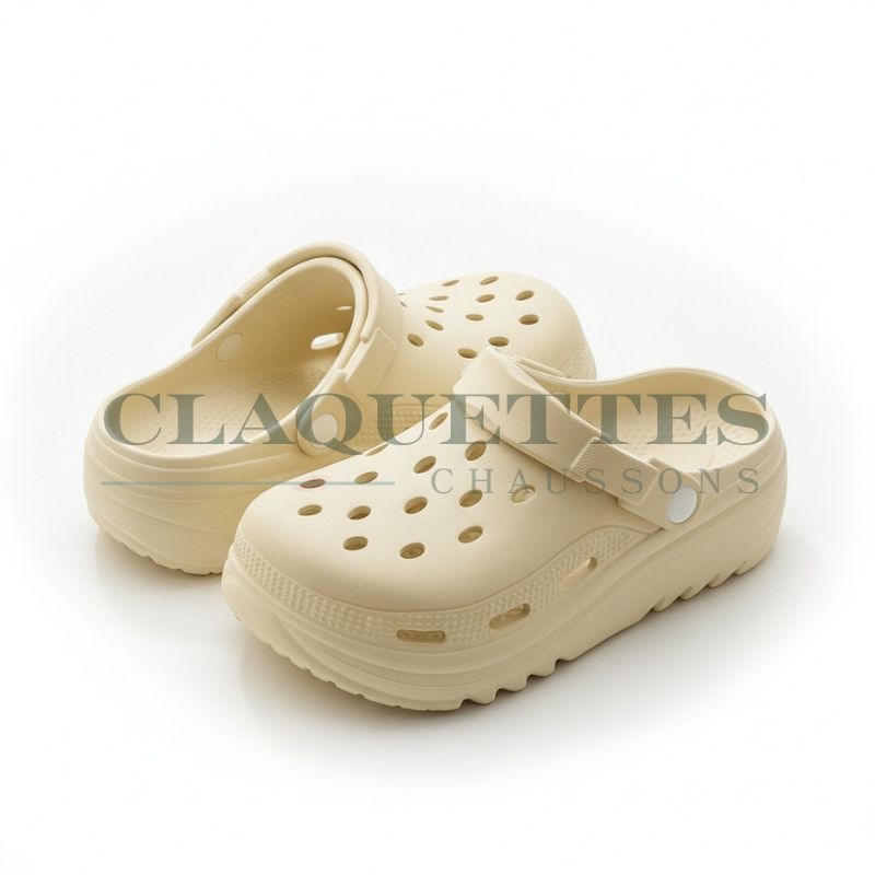 Sabot caoutchouc Unisexe | Beige