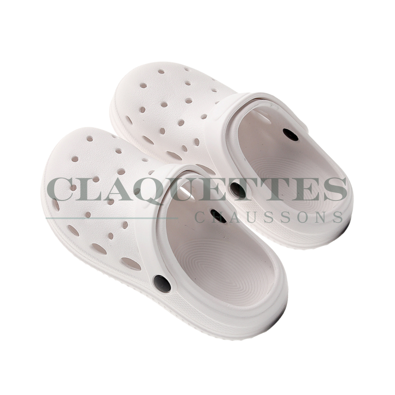 Sabots plastique enfant | Blanc