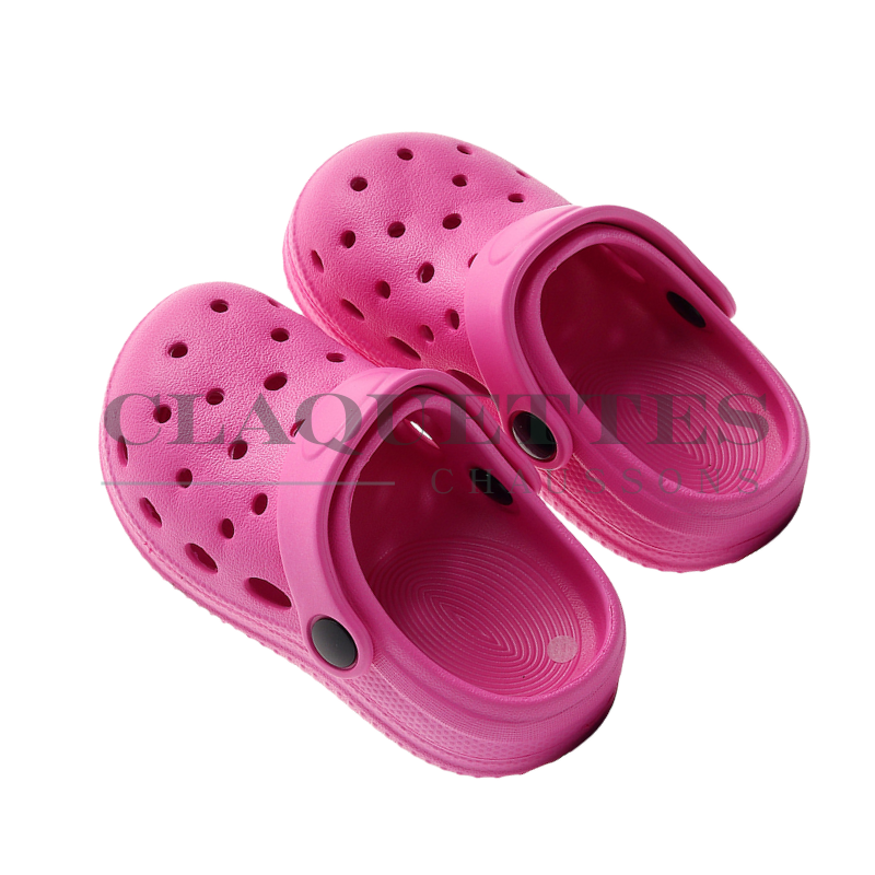 Sabots plastique enfant | Fuchia