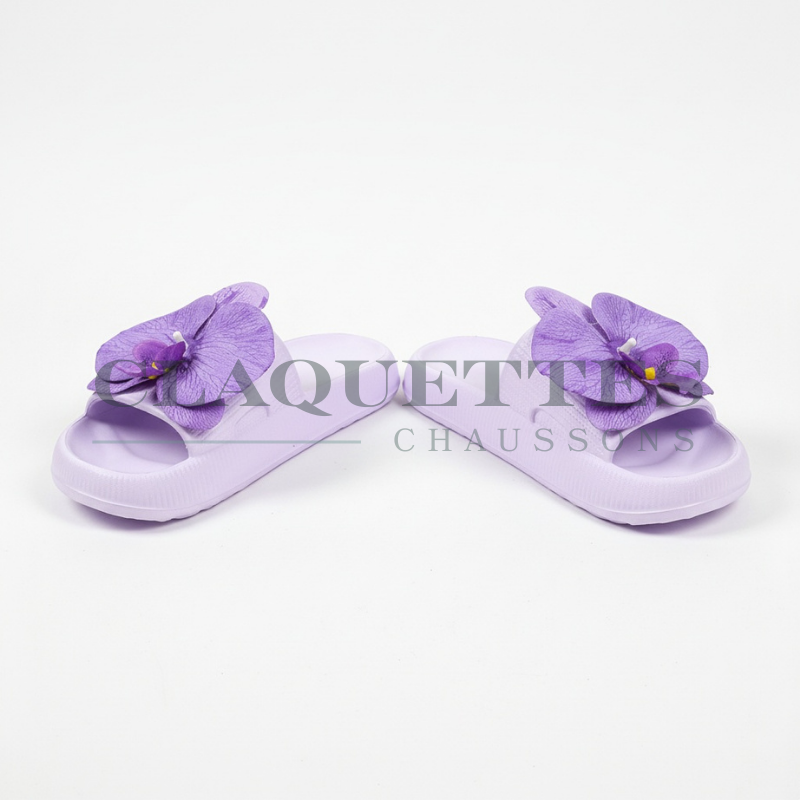Sandales à Fleurs | Lilac