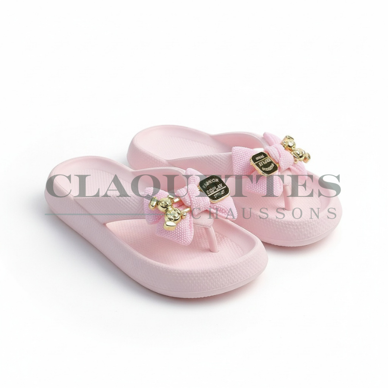 Sandales à bijoux | Rose bébé