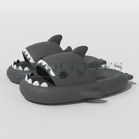 Claquettes Requin | Anthracite