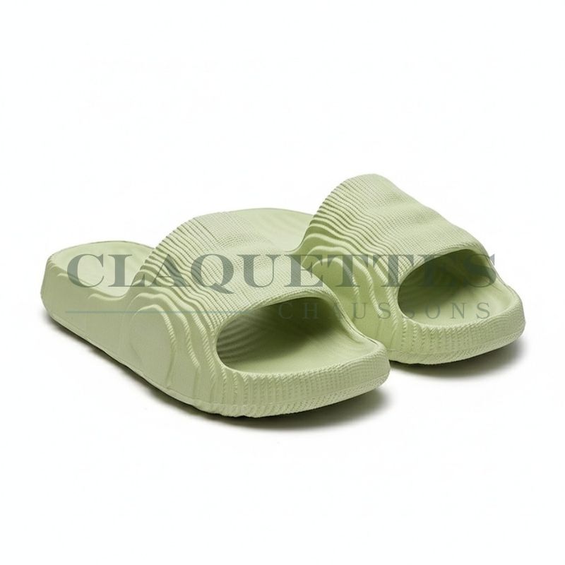 Claquettes homme luxe | Vert
