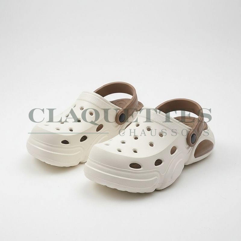 Sabot caoutchouc Homme | Beige