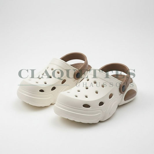 Sabot caoutchouc Homme | Beige