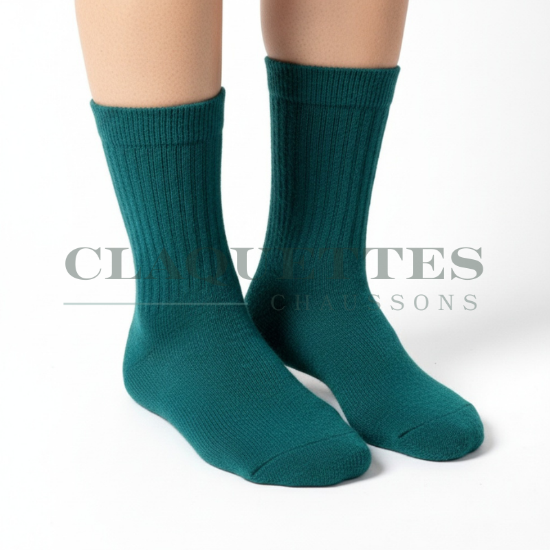 Chaussettes coton | Pétrole