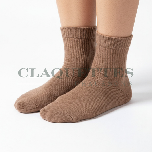 Chaussettes merinos | Brun
