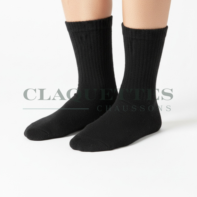Chaussettes merinos | Noir