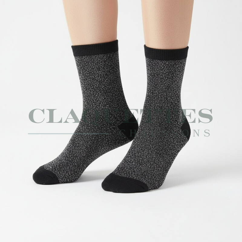 Chaussettes paillettes | Shine