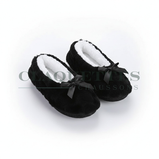 Chausson Chaud Femme | Noir