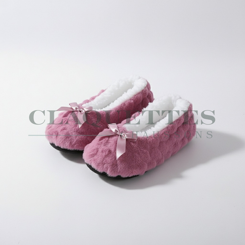 Chausson fourrés femme | Prune