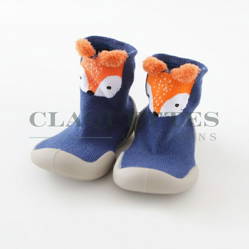 Chaussons bébé antidérapants | Montants | Renard