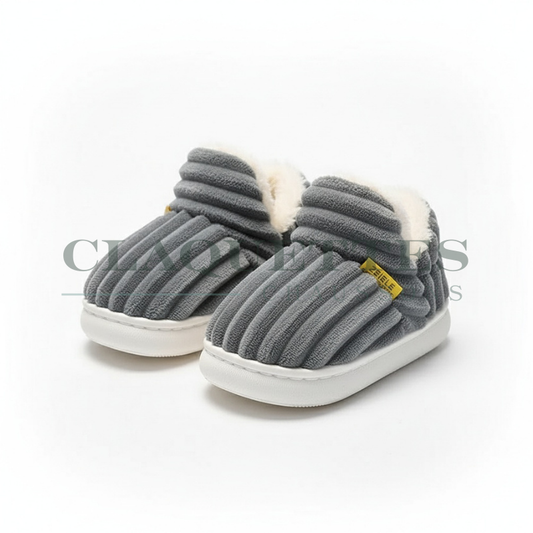 Chaussons bébé hiver | Anthracite