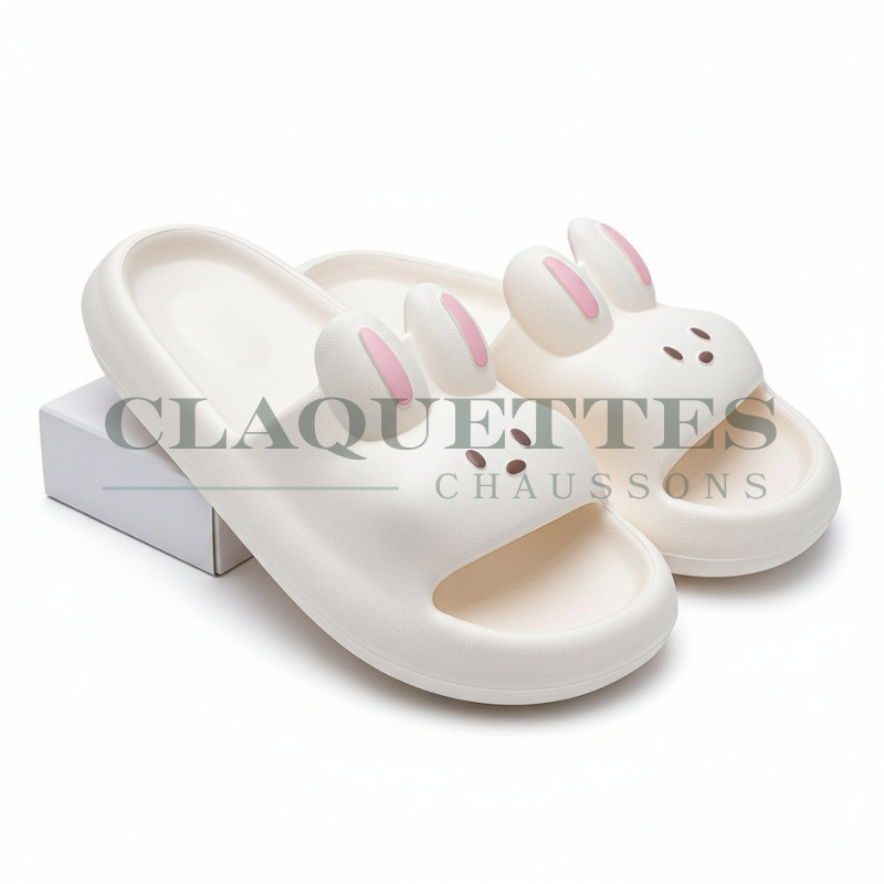 Claquette animaux | Lapin | Blanc