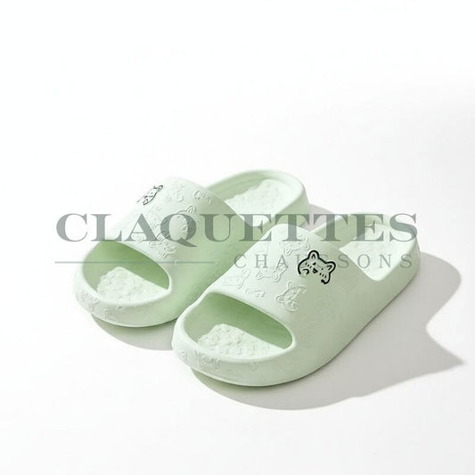 Claquette maison Bear | Vert
