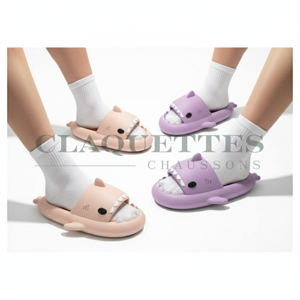 Claquettes Requin | Lilac