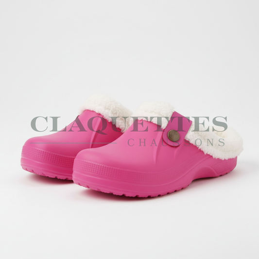 Sabot Femme | Fourré | Fuchia