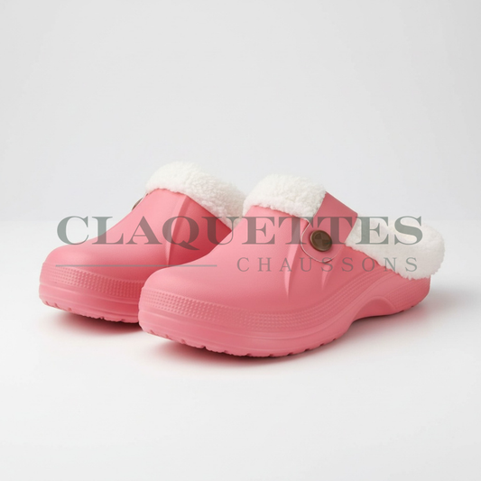 Sabot Femme | Fourré | Rose