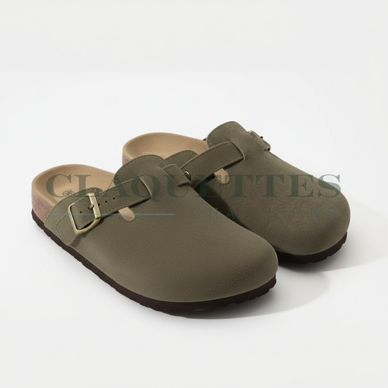 Sabot Femme & Homme | Cuir | Vert