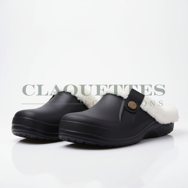Sabot Femme & Homme | Fourré | Noir
