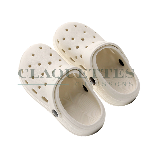 Sabots plastique enfant | Beige