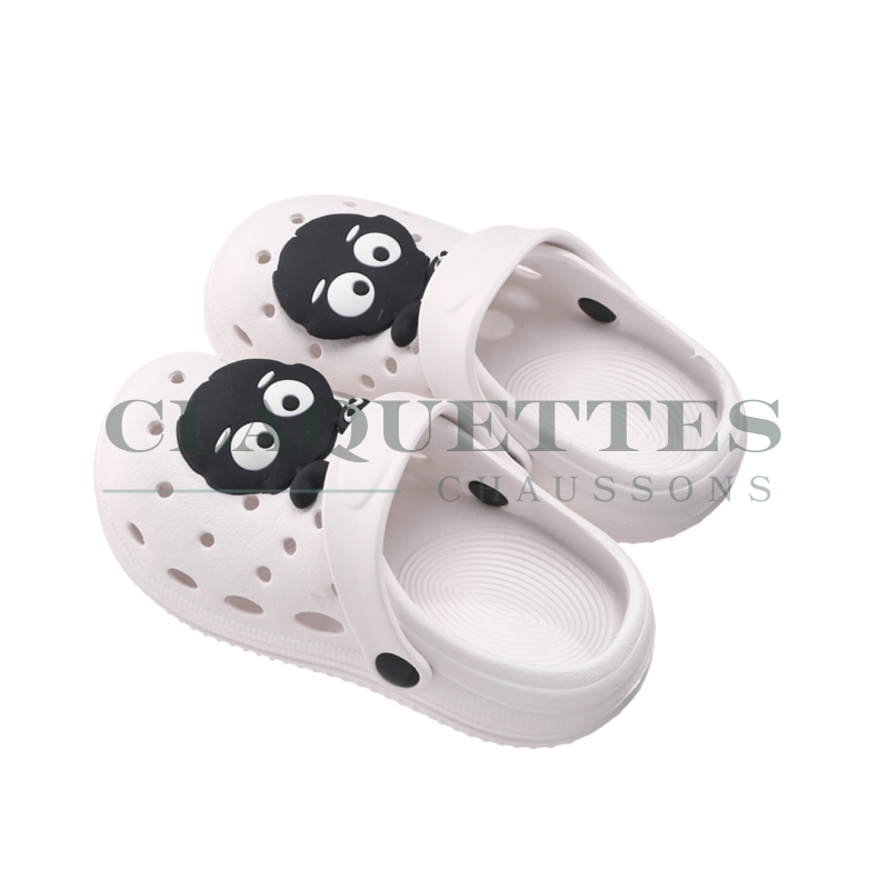 Sabots plastique enfant | Blanc | Mouton