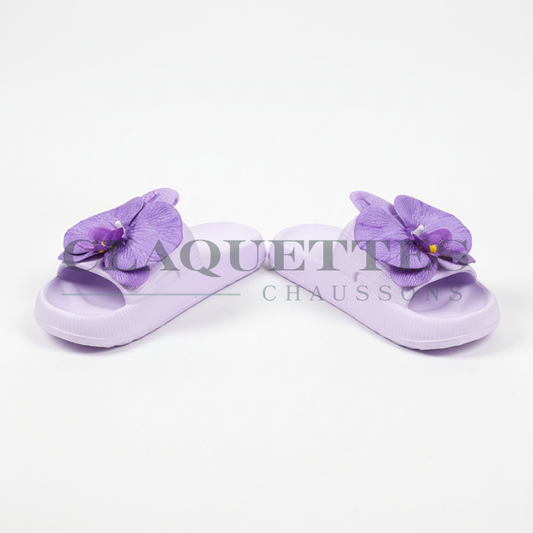 Sandales à Fleurs | Lilac