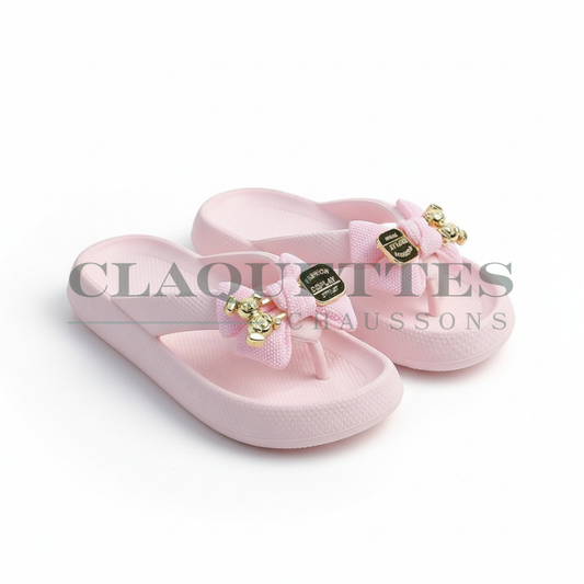 Sandales à bijoux | Rose bébé